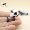 Small Scale Surveillance Prop Mini CCTV Camera 1:12 Miniature Model Realistic Home Security Decor Dollhouse Accessories for Garage Scene Display