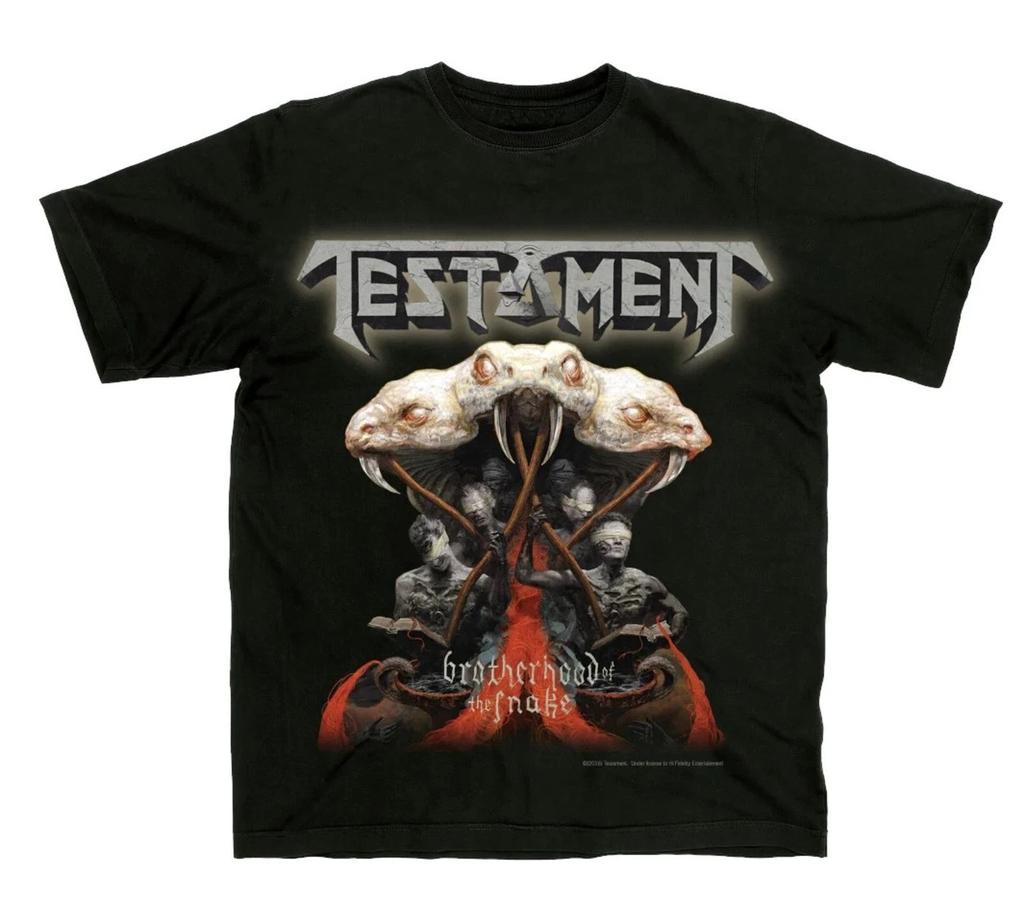 TESTAMENT cd cvr БРАТСТВО ЗМЕИ Официальная РУБАШКА XL Новый орден наследия