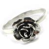 'Romantic Rose' Silver Ring