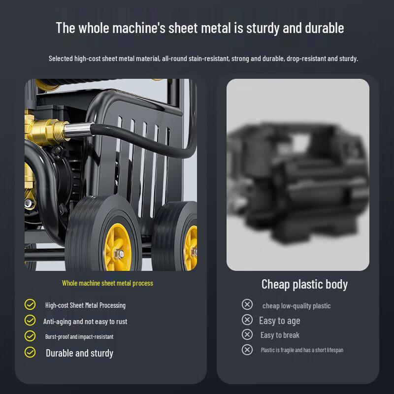 Мойка высокого давления Bohele 220В, вилка CN (адаптер в комплекте)