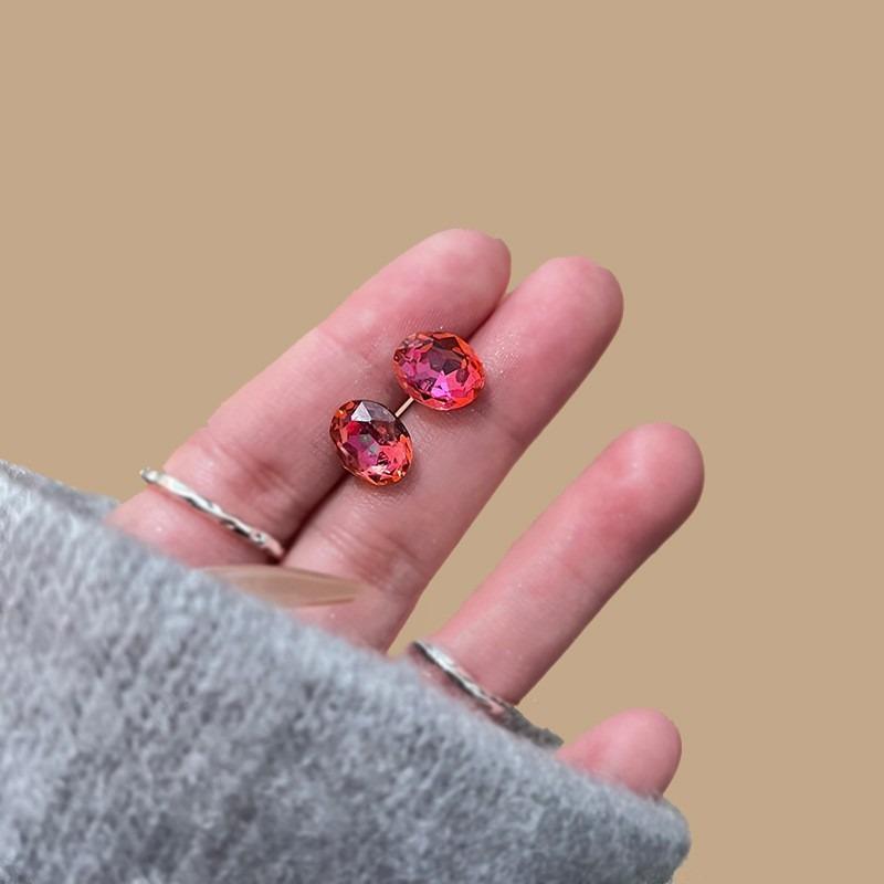 Иглы для ушей из стерлингового серебра S925, новые темпераментные простые и маленькие серьги-пусеты, женские серьги, серьги для пирсинга ушей, серьги, предотвращающие блокировку, ювелирные изделия