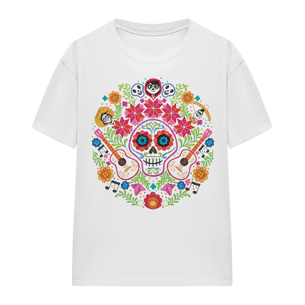 Coco Womens/Ladies Ernesto Miguel Hector Day Of The Dead T-Shirt