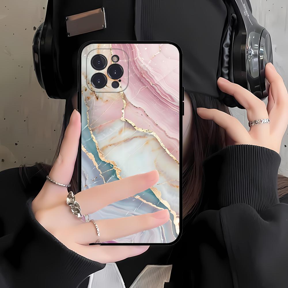 Мраморный Арт Чехол для Телефона Для IPhone 16 15 14 11 12 13 Mini Pro XS Max Чехол 6 7 8 Plus X Funda Оболочка