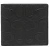 Coach Men's Bifold Wallet, F75363, Black, Outlet, Used