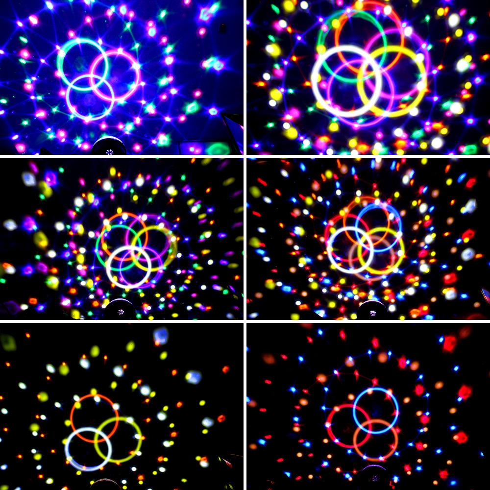 9 Colors Mini Disco Bluetooth Sound Ambient Light With Remote Control Disco Ball for Home Room Parties Kids Birthday Wedding Bar