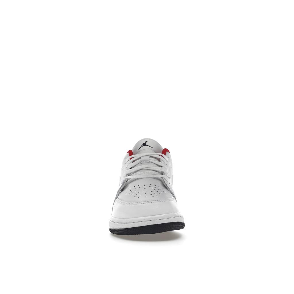 Детские кроссовки Air Jordan 1 Low GS White Gym Red University-Blue Black 553560-164