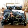 3D War Weapon Tank Duvet Cover with Pillow Cover Bedding Set Single Double Twin Full Queen King Size Bed Set Boys Bedroom Decor