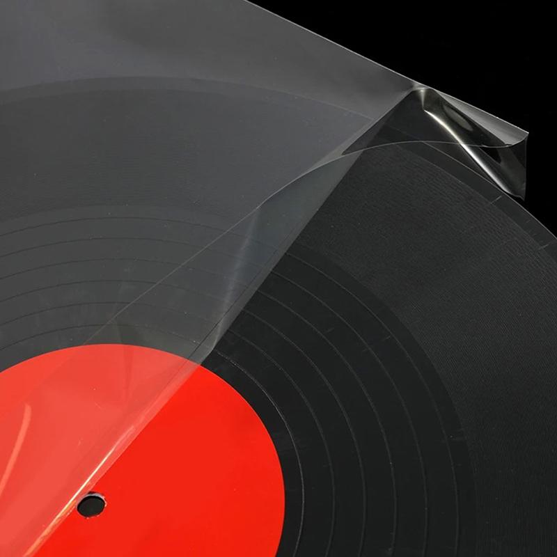 25/50 шт 12 дюймов прозрачный виниловый защитный чехол для виниловых пластинок самоклеящийся мешок пластиковые промежуточные чехлы для CD ленты защитные чехлы