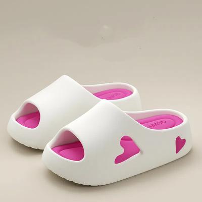 Тапочки женские летние домашние домашние шагающие дерьмо чувство нескользящие ванная комната ванна сандалии из ЭВА перетаскивание женские летние