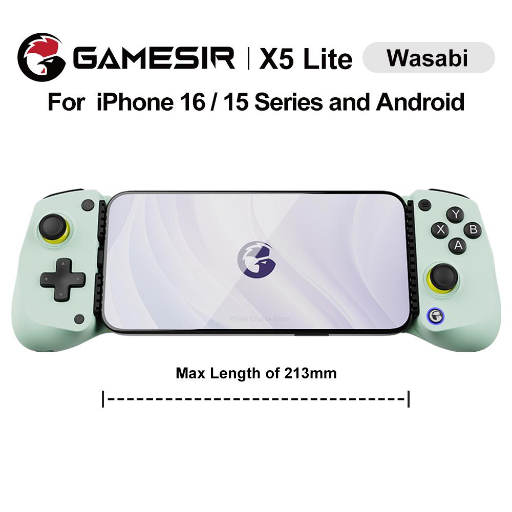 GameSir X5 Lite Mobile Gaming Controller Phone Gamepads for iPhone 17 16 15 Series IOS iPad Mini Y700 Android Tablet Controle 5