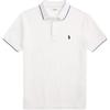 Polo Custom Slim Fit Color Block Embroidered Polo Shirt Men Tops White MNPOKNI1N823406