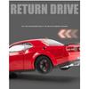 Масштаб 1/24 Dodge Challenger Hellcat SRT Сплавная Масштабная Модель Автомобиля Литой Металлический Миниатюрный Автомобиль Коллекция Звука и Света Детская Игрушечная Машина