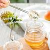 245ML Honey Transparent Pot Juice Syrup Jam Jar Bottle Storage with Stirring