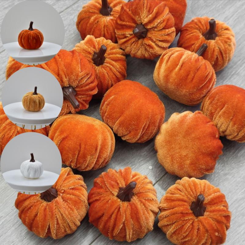 5/10Pcs Halloween Simulation Pumpkin Desktop Decoration Halloween Party Foam Pumpkin Halloween Decoration