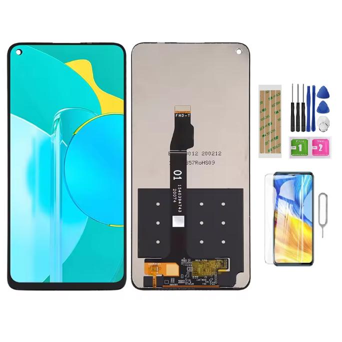 Для Huawei nova 7 SE CDY-AN00 Honor 30S CDY-AN90 P40 Lite 5G CDY-NX9A ЖК-дисплей с сенсорным экраном стеклянная панель в сборе
