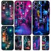 Чехол с эстетикой ночного города Японии для iPhone 15 16 14 13 12 11 Pro Max Plus X XR XS 12 13 Mini, чехол, аксессуары