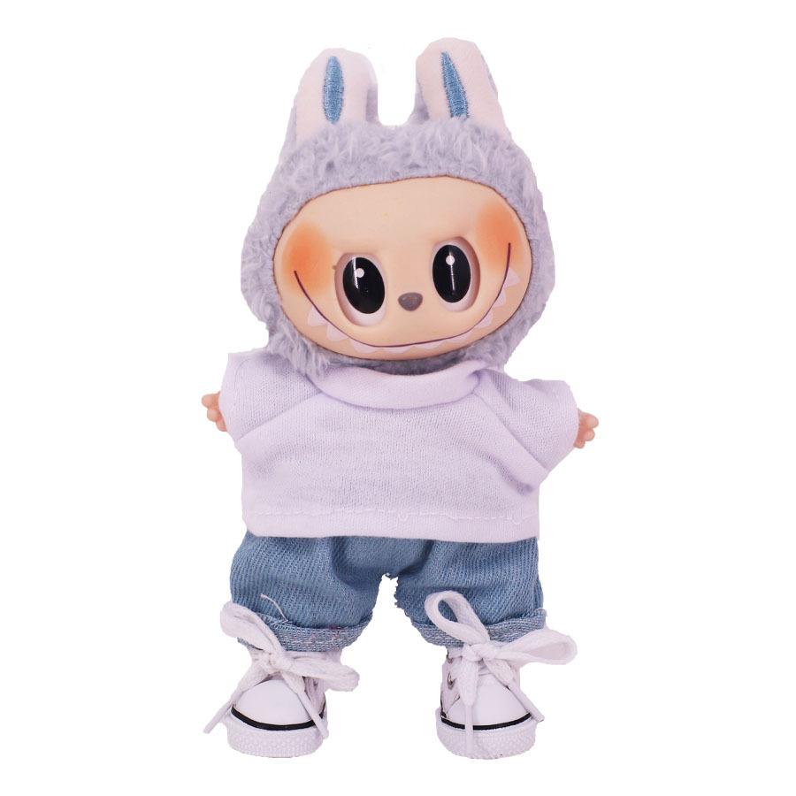 Только обувь 17см сюрприз бокс кулон лабубу кукла аксессуары для костюма куклы 3.8см холщовые кеды EXO