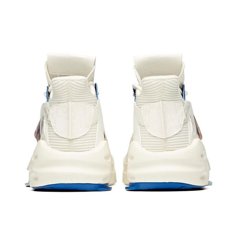 Anta Кроссовки для скейтборда C37 Series Mid-Top Мужские Бело-Синие Кроссовки 912118089-1