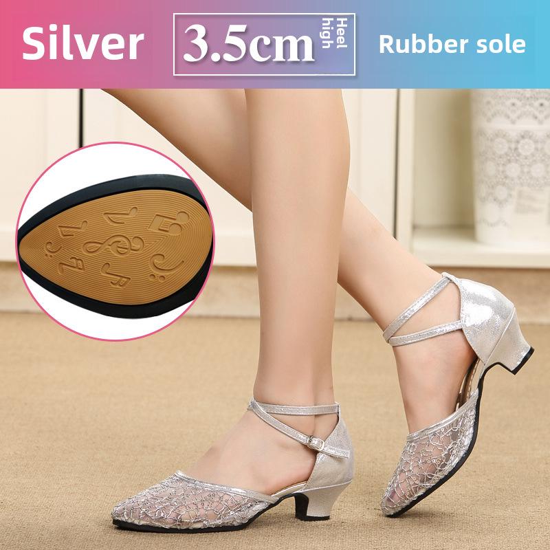 Новые женские сандалии для латиноамериканских танцев - обувь для взрослых для бальных и социальных танцев.
