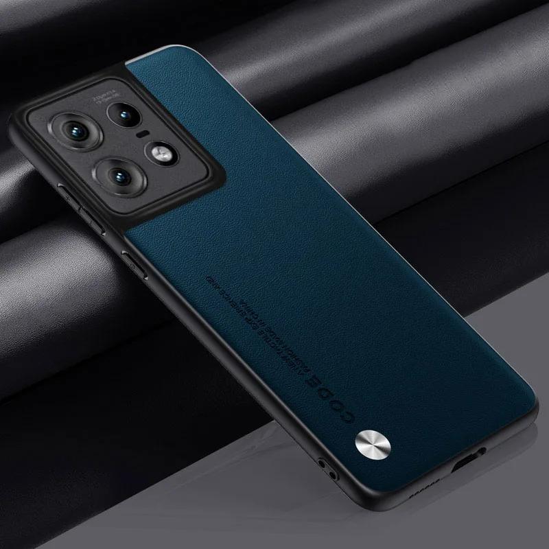 Роскошный чехол из ПУ-кожи для Motorola Edge 50 60Pro Ultra Neo, противоударный силиконовый чехол для телефона для Moto Edge 70 60 Fusion, задняя крышка