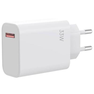 Зарядное устройство USB 33 Вт - E.F.CONNECTION - для Xiaomi Redmi Note 14 13 12 - Быстрая зарядка - Оптимальная защита - USB-A