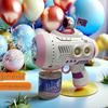Popular Kid's 32-Hole Electric Bubble Gun - Automatic Handheld Toy for Bubbles