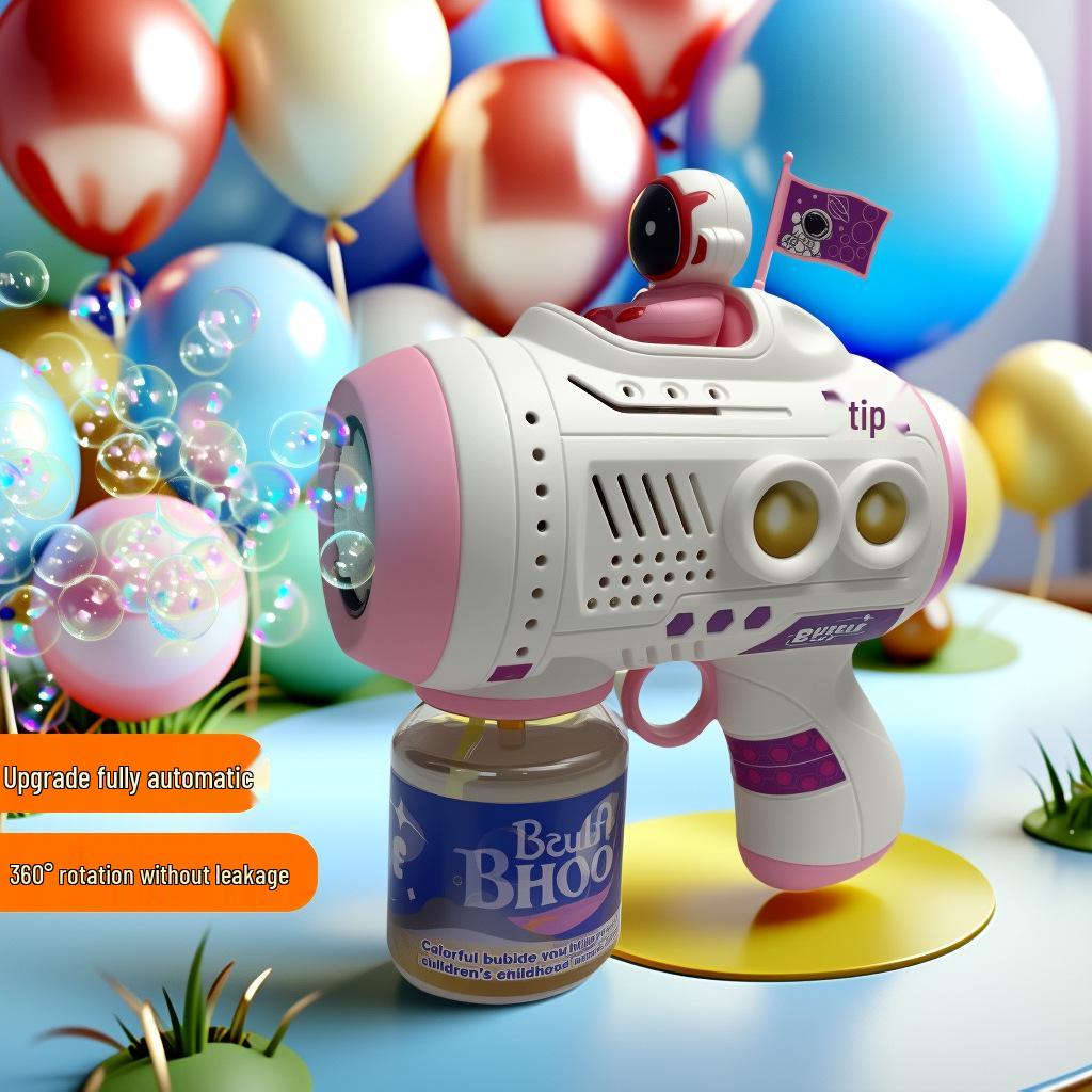 Popular Kid's 32-Hole Electric Bubble Gun - Automatic Handheld Toy for Bubbles