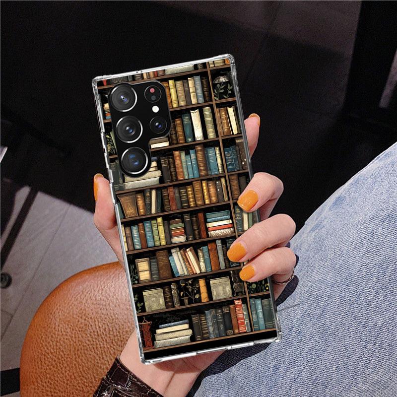 Иллюстрация «Читайте книги» Чехол-книжка для чтения для Samsung Galaxy S26 S25 Edge S23 S24 Ultra S22 Plus S21 S20 FE Уникальная обложка Мягкий C