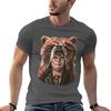 Bear Schrute Tshirt Work Outdoor Short Sleeve Tee