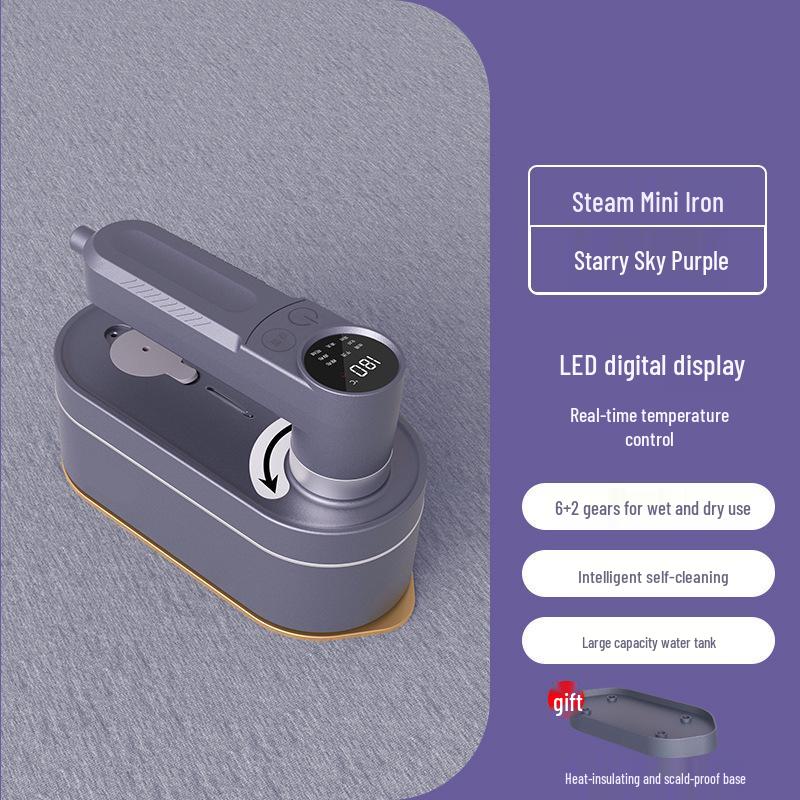 Portable Dual-Use Garment Steamer & Iron