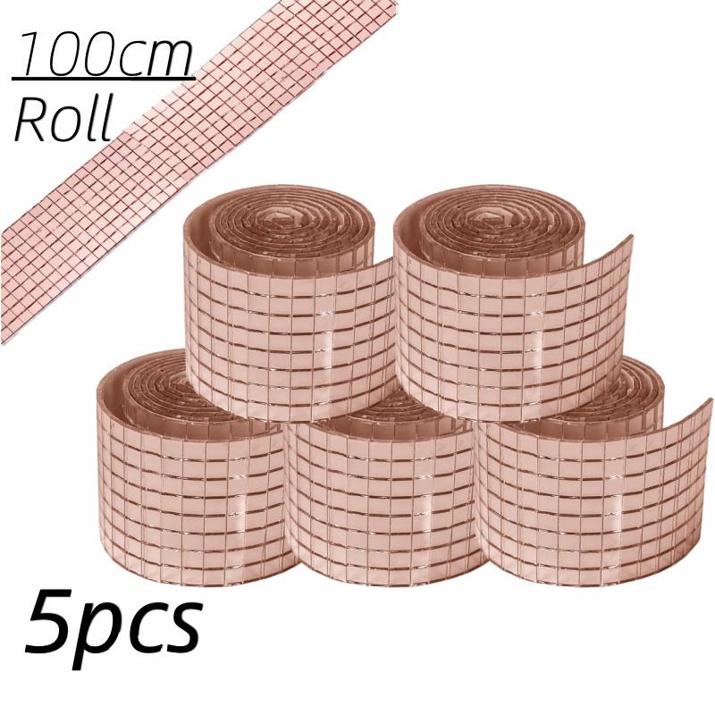 1/5 рулонов зеркальной мозаичной плитки самоклеящаяся блестящая крафтовая наклейка зеркальные стеклянные наклейки для диско-шара для DIY украшения для вечеринки набор ручной работы