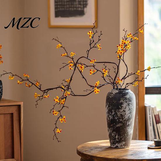 Silk Fall Floral Stems Long Artificial Bittersweet Branches, Berry for Vase, Faux Plants Fade Resistant Flowers Branches Thanksgiving Table