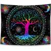 Bohemian Hanging ClothBig TreeSunMoon SkullLiving Room Decoration Painting Bedroom Wall CarpetDormitory Tapestry Background Cloth