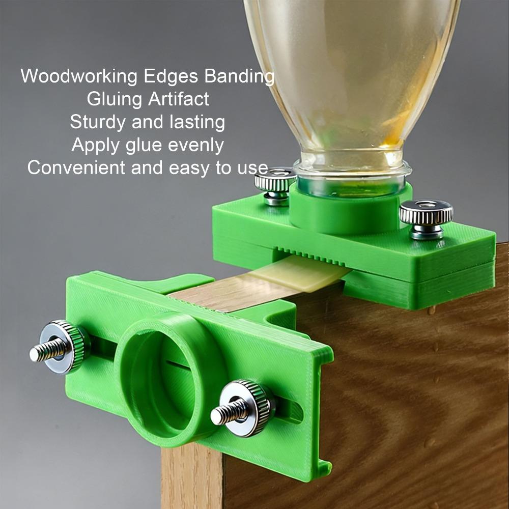 2pcs Reusable Bottle Attachment Edge Banding Glue Spreader Glue Dispenser Tool Woodworking