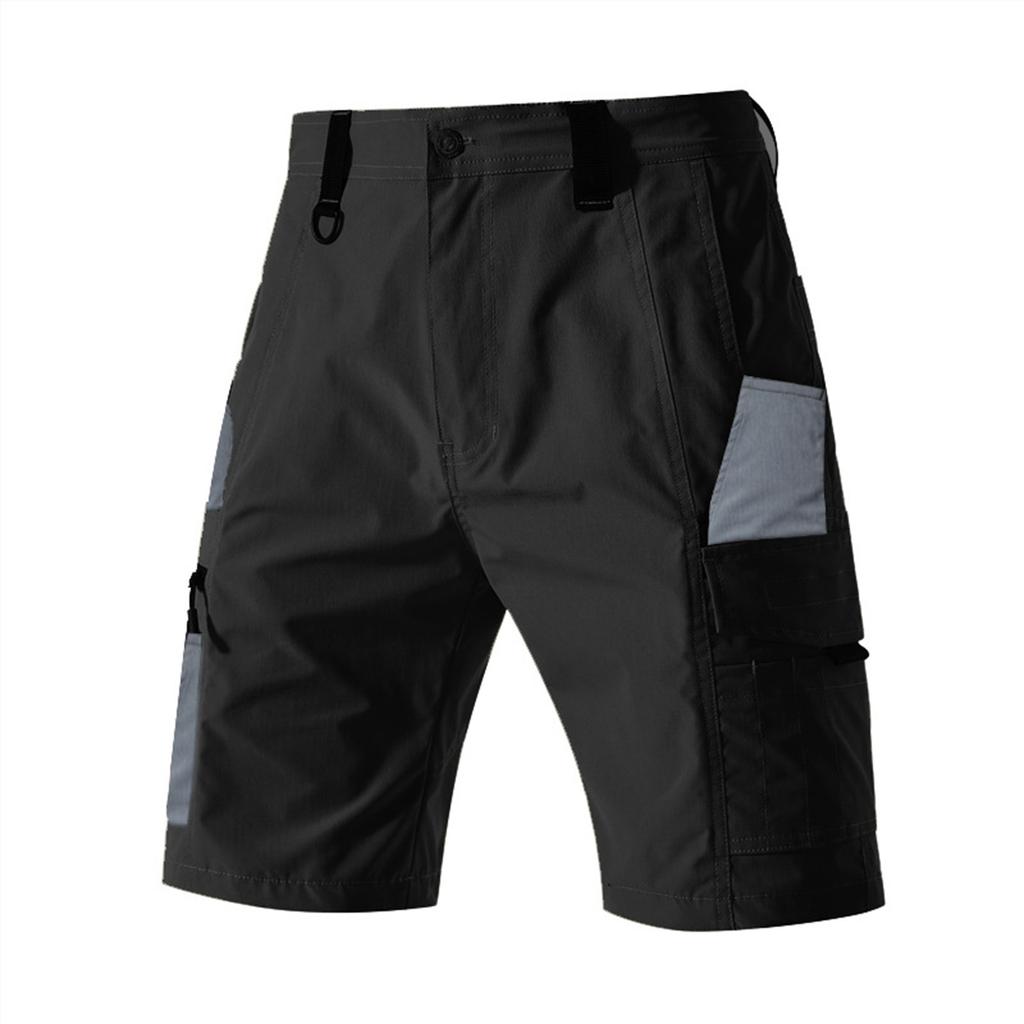 Мужские рабочие брюки рипстоп стрейч, легкие, водонепроницаемые, эластичные комбинезоны стандартной посадки, брюки-карго