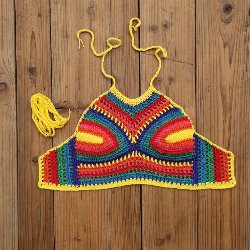 Handmade Bohemian Crochet Beach Bikini Top