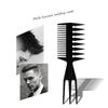 Professional Double Double Side Tooth Combs Barber Hair Dyeing Cutting Coloring Brush Hair Brush Man Hair Styling Tool