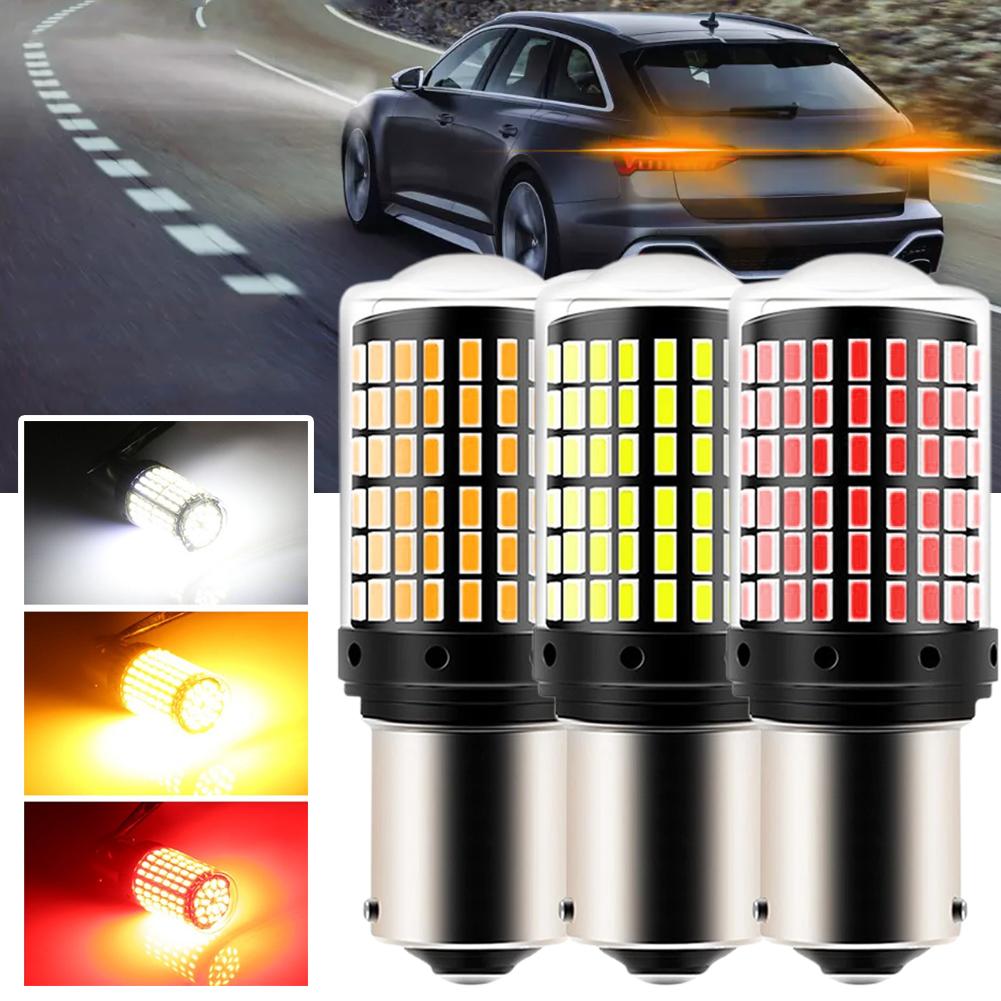 1pc Auto BAU15S 7507 Turn Signal Light PY21W 5009 No Turn Bulb Led Blinker Bulb Amber 18W 24V 1 H7H0