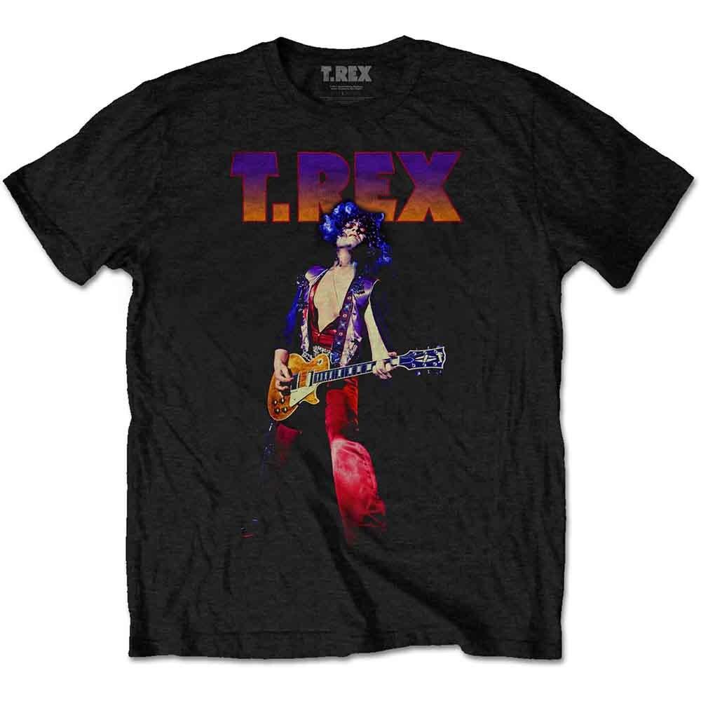 Футболка T-Rex Rockin' Черная Новая Унисекс Футболка