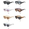 Exquisite High End Cat Eye Sunglasses Women Men Artistic Sense Luxury Sun Glasses Beach Vacation Camping Glasses