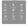 Беспроводная система контроля давления в шинах мотоцикла (TPMS), система сигнализации температуры шин мотоцикла с 2 внешними датчиками, отображение времени