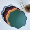 Faux Leather Placemats Thermal Insulation Placemats High Temperature Resistant Table Mats Easy