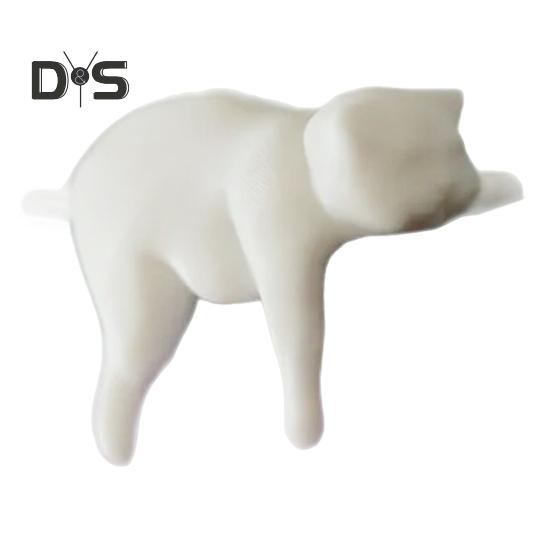 Ленивый толстый кот, украшение, 3D-печать, реалистичный дизайн, фигурка кота из PLA, реалистичная статуя животного, украшение для котенка