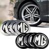 4pcs Tire Center Caps for For MG ZS ZT 350 MG3 MG5 MG6 MG7 TF GS GT MORRIS GARAGES MG3SW 56mm Wheel Hub Stickers Car Accessoires