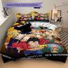 One Piece Bedding 3 Piece Set HD Print Duvet Cover Pillowcases for Teens Adult Bedroom Decoration Christmas Gift C374