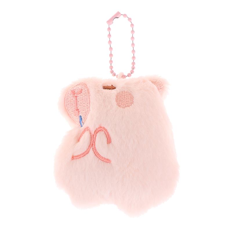 Милая плюшевая подвеска Capibara, мультяшная кукла Capybara, брелок для ключей, сумка для ключей, рюкзак, декор для детей, подарок