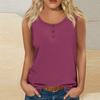 Women Summer Sleeveless Casual Solid Color O-Neck T-Shirt Tops Blouse