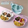 3pcs/set Divided Plate Tableware Set Bear Shape Children's Lunch Box Cute Kids Meal Set  Toddlers