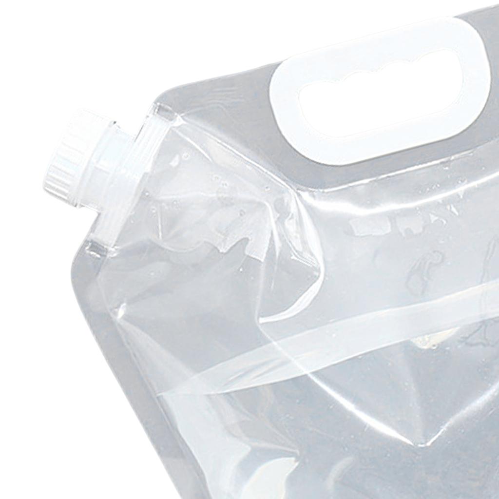 Складной мешок для воды 5 л/10 л, экологически чистый, многоразовый, портативный, стильный, легко наливаемый, складной резервуар для воды, товары для походов