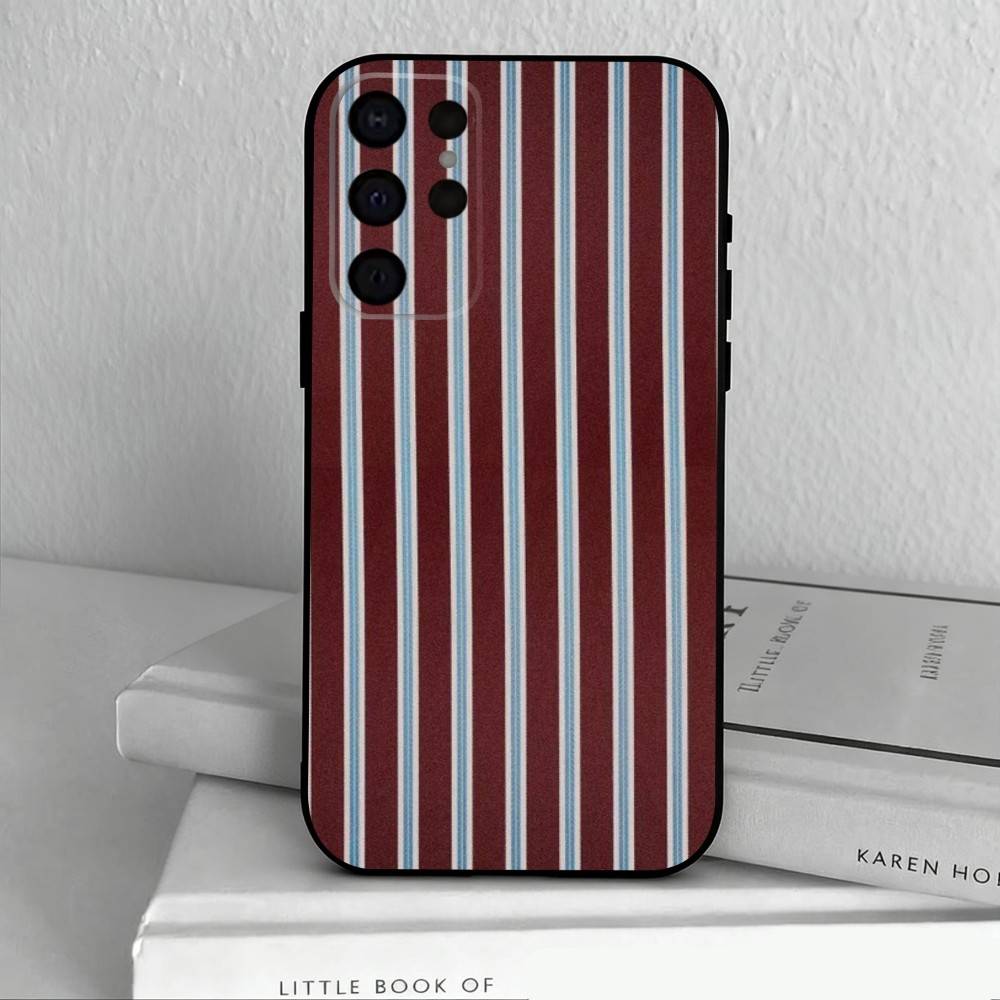 B-Бордовый W-Белый в полоску Чехол для телефона для Samsung S25,S24,S21,S22,S23,S30,Ultra,S20,Plus,Другие Мягкий черный чехол